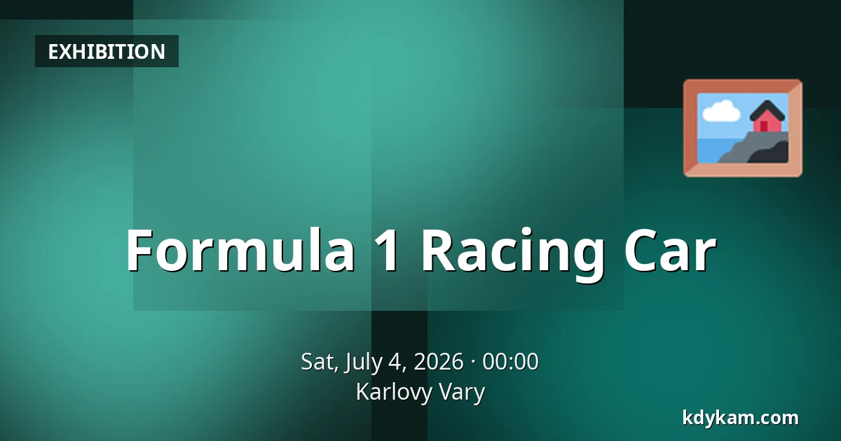 Formula 1 Racing Car — Karlovy Vary