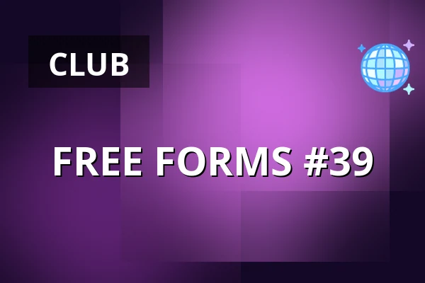 FREE FORMS #39 — Ponava Cafe, Brno