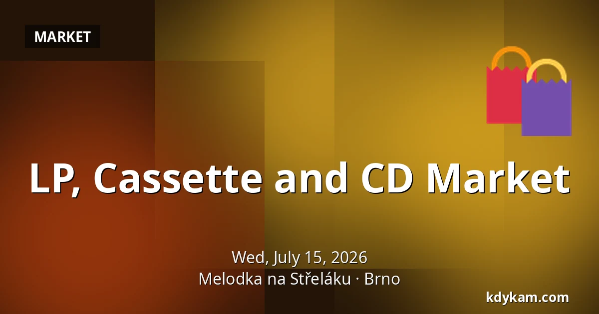 LP, Cassette and CD Market — Melodka na Střeláku, Brno