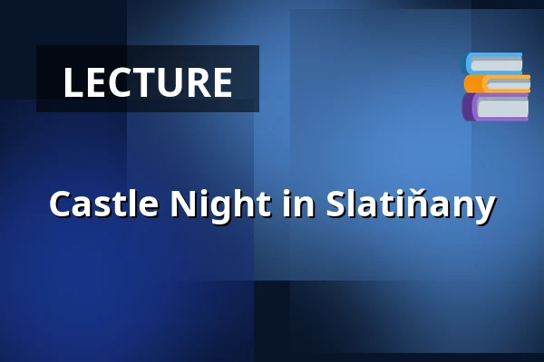 Castle Night in Slatiňany — Slatiňanská plovárna, Slatiňany