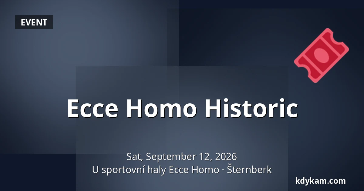 Ecce Homo Historic — At Ecce Homo Sports Hall, Šternberk