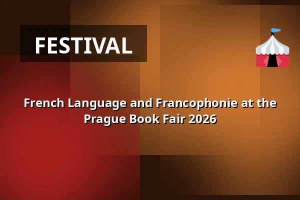French Language and Francophonie at the Prague Book Fair 2026 — výstaviště praha, Prague