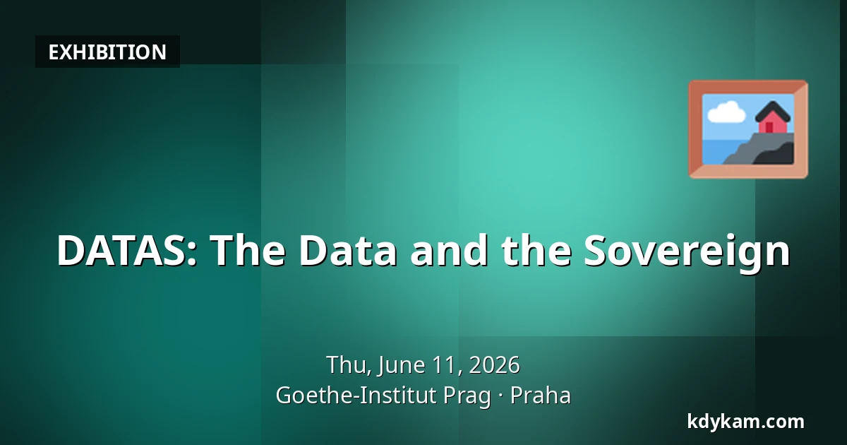DATAS: The Data and the Sovereign — Goethe-Institut Prag, Prague