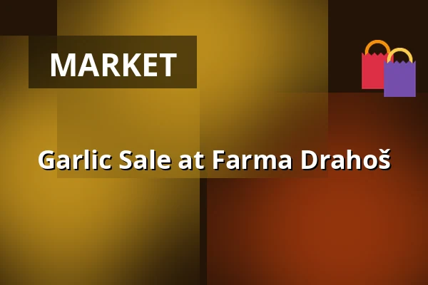 Garlic Sale at Farma Drahoš — Farma Drahoš, Dolní Újezd