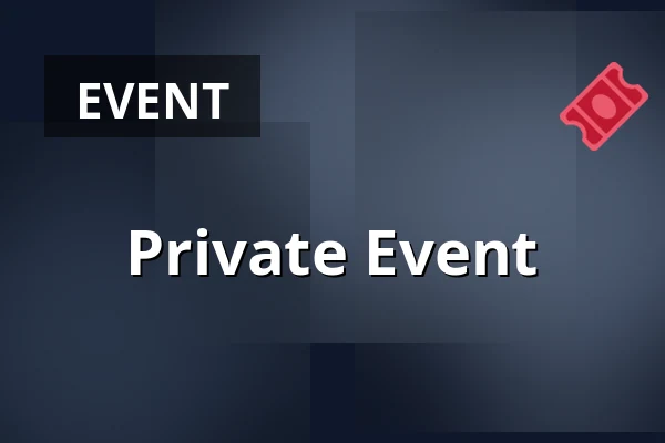 Private Event — Cargo Gallery, Prague