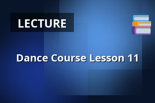 Dance Course Lesson 11 — KD Blaník, Vlašim