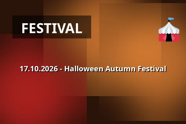 17.10.2026 - Halloween Autumn Festival — Zámek, Plumlov