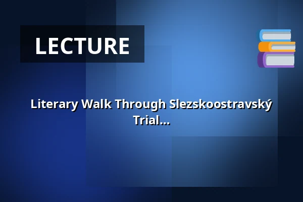 Literary Walk Through Slezskoostravský Cemetery - Remembrance of Communist Trial Victims and Launch of Krásná Ostrava Bulletin — Antiquarian and Club Fiducia, Ostrava
