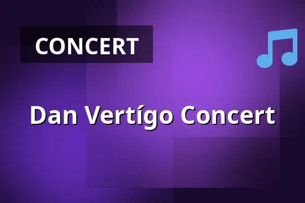 Dan Vertígo Concert — Letní kino Olomouc, Olomouc