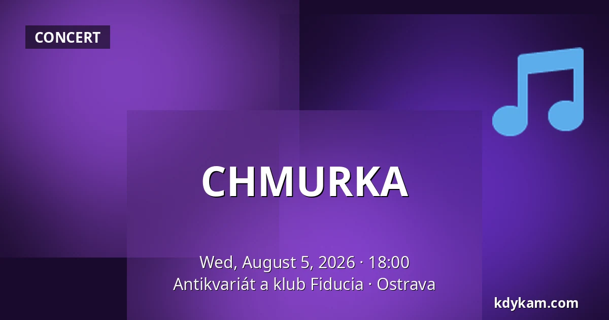 CHMURKA — Antiquarian and Club Fiducia, Ostrava