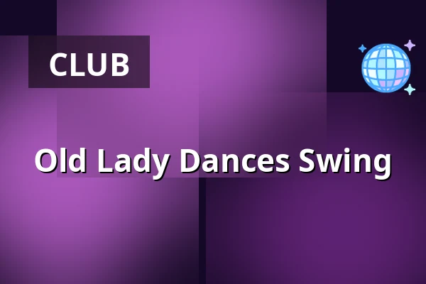 Old Lady Dances Swing — At the Old Lady Jazz & Cocktail Club, Prague