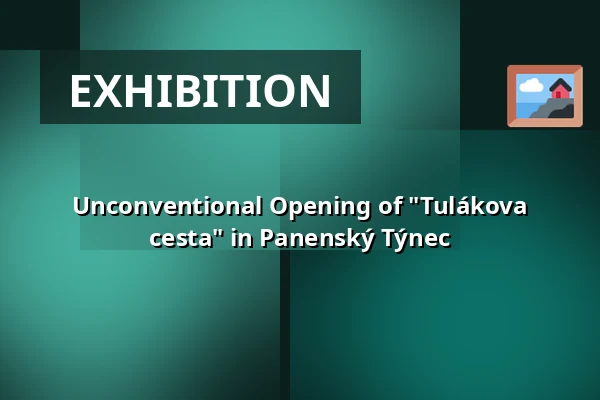 Unconventional Opening of "Tulákova cesta" in Panenský Týnec — Unfinished Temple Grounds, Panenský Týnec
