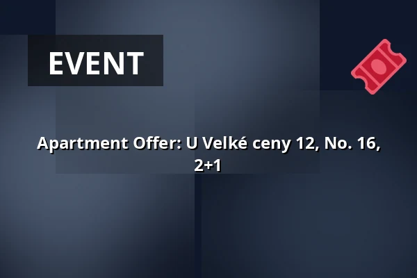 Apartment Offer: U Velké ceny 12, No. 16, 2+1 — Kohoutovice, Brno