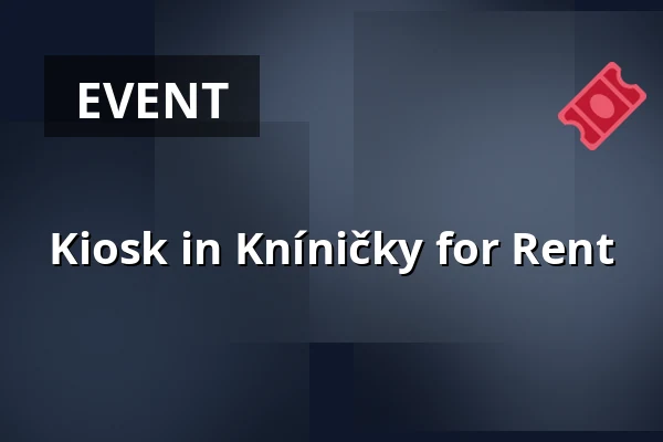 Kiosk in Kníničky for Rent — Kohoutovice, Brno