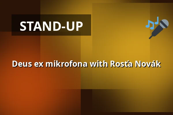 Deus ex mikrofona with Rosťa Novák — Jatka78, Prague