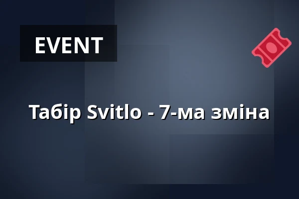 Табір Svitlo - 7-ма зміна — Svitlo, Staroměstské náměstí, Praha 1, Prague