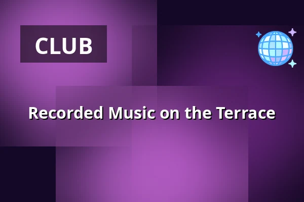 Recorded Music on the Terrace — Úřad městské části Brno-střed, Brno