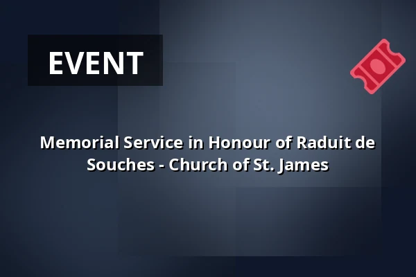 Memorial Service in Honour of Raduit de Souches - Church of St. James — Kostel sv. Jakuba, Brno