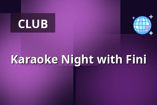Karaoke Night with Fini — Heaven club, Prague