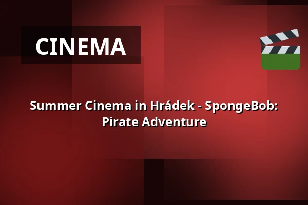 Summer Cinema in Hrádek - SpongeBob: Pirate Adventure — amfiteátr Hrádek, Rokycany