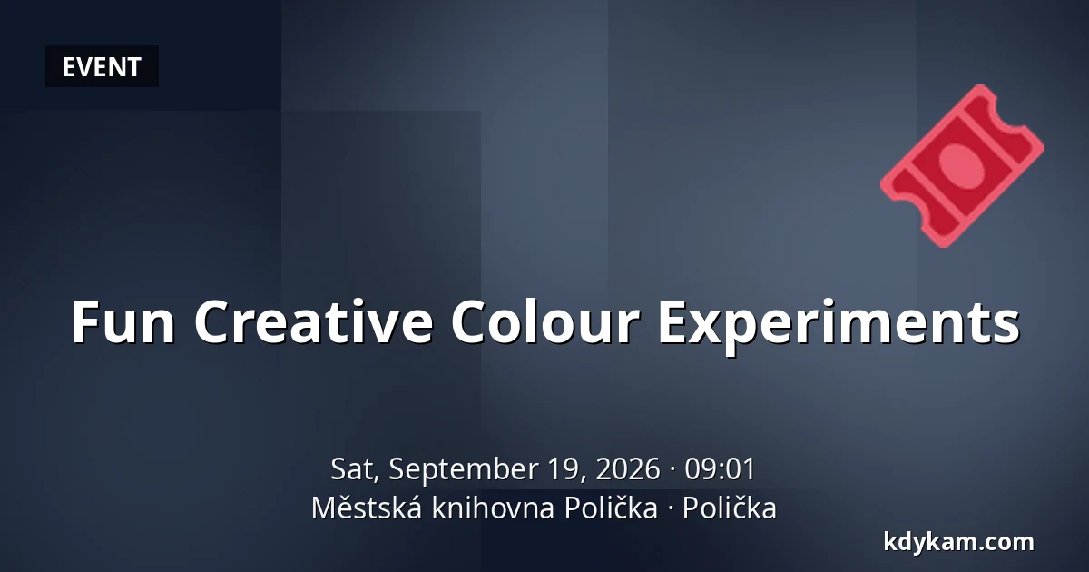 Fun Creative Colour Experiments — Polička Municipal Library, Polička