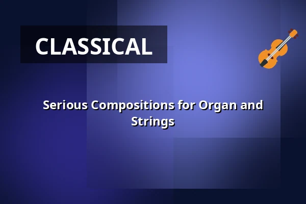 Serious Compositions for Organ and Strings — Malá scéna, Mikádo, Humpolec