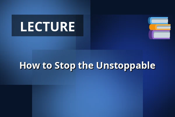 How to Stop the Unstoppable — Polička Municipal Library, Polička