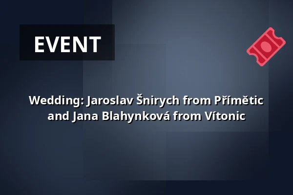 Wedding: Jaroslav Šnirych from Přímětic and Jana Blahynková from Vítonic — Kostel sv. Mikuláše, Znojmo