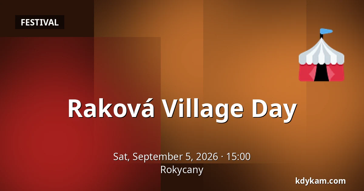 Raková Village Day — Rokycany