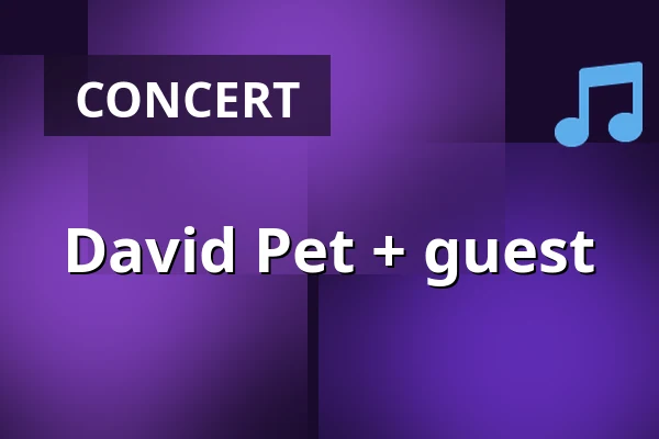 David Pet + guest — Rock Café, Prague