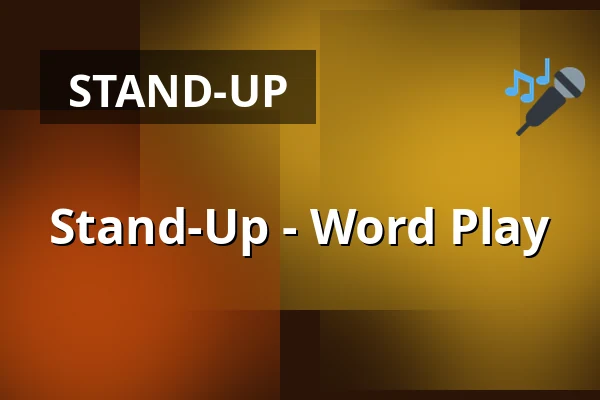 Stand-Up - Word Play — U bílýho černocha, Liberec