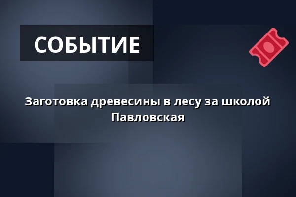 Заготовка древесины в лесу за школой Павловская — Kohoutovice, Брно
