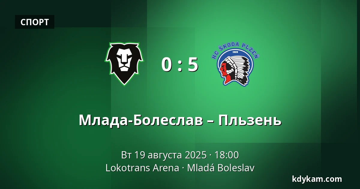Млада-Болеслав – Пльзень — Lokotrans Arena, Млада-Болеслав