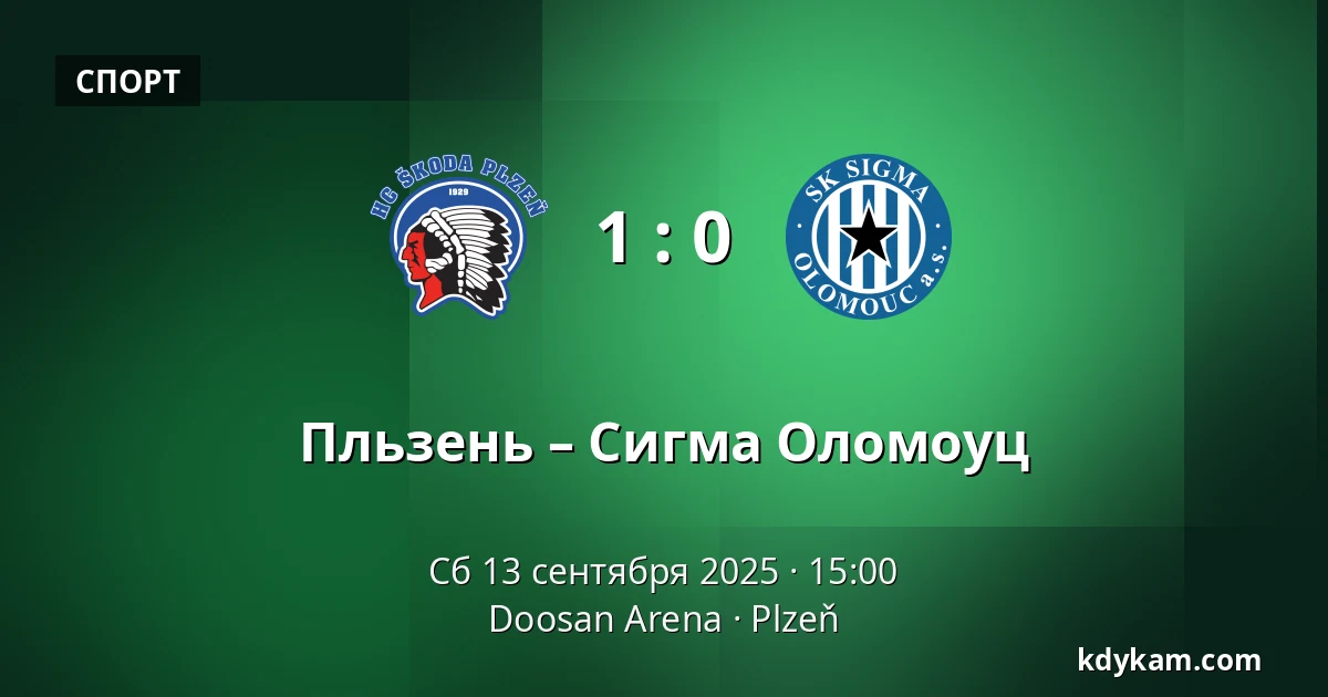 Пльзень – Сигма Оломоуц — Doosan Arena, Пльзень