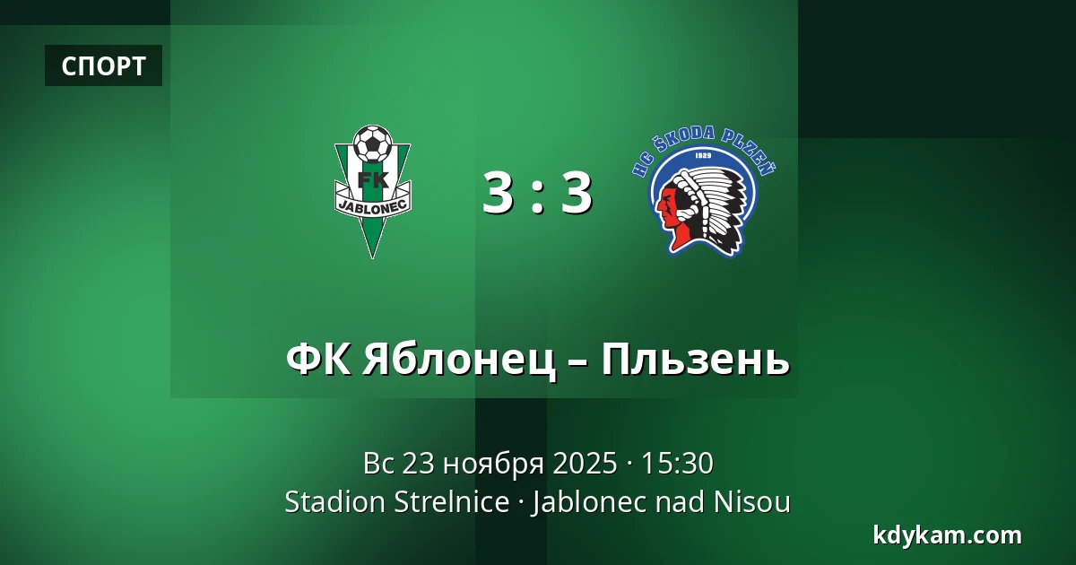 ФК Яблонец – Пльзень — Stadion Strelnice, Яблонец-над-Нисоу