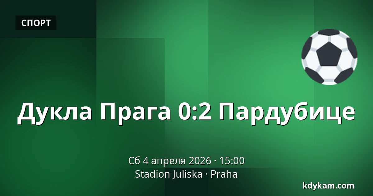 Дукла Прага – Пардубице — Stadion Juliska, Прага