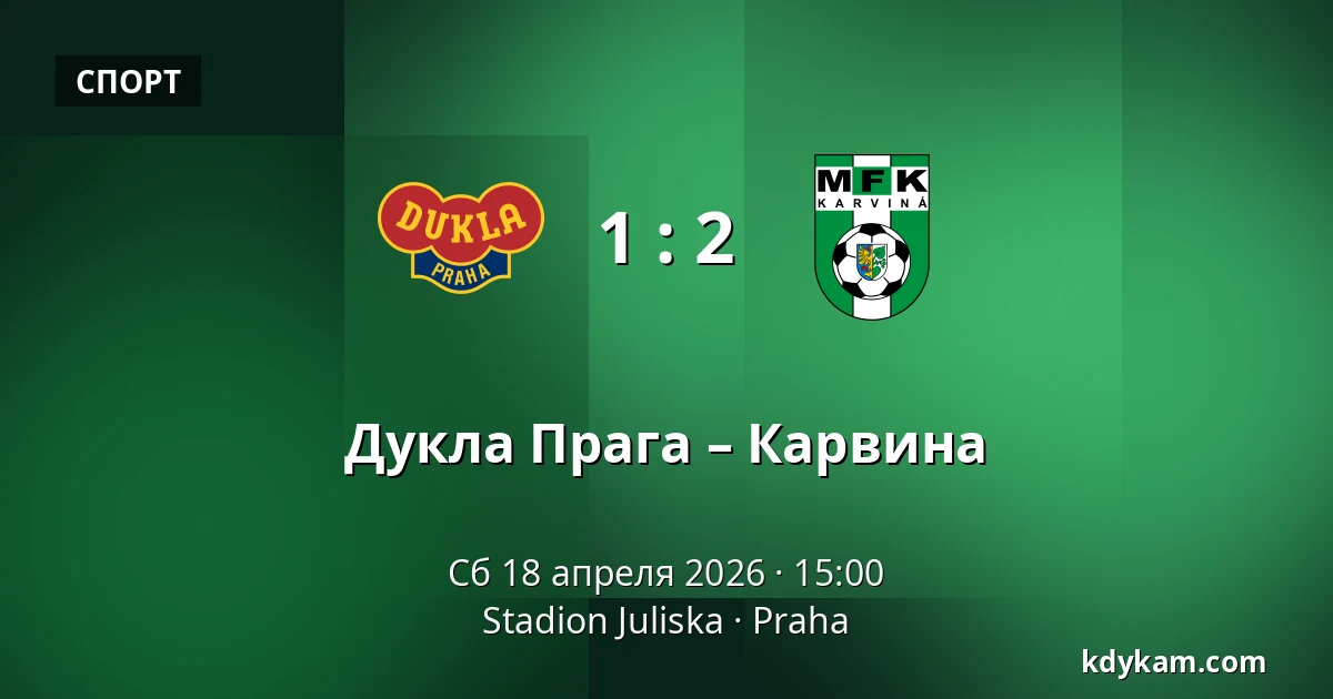 Дукла Прага – Карвина — Stadion Juliska, Прага