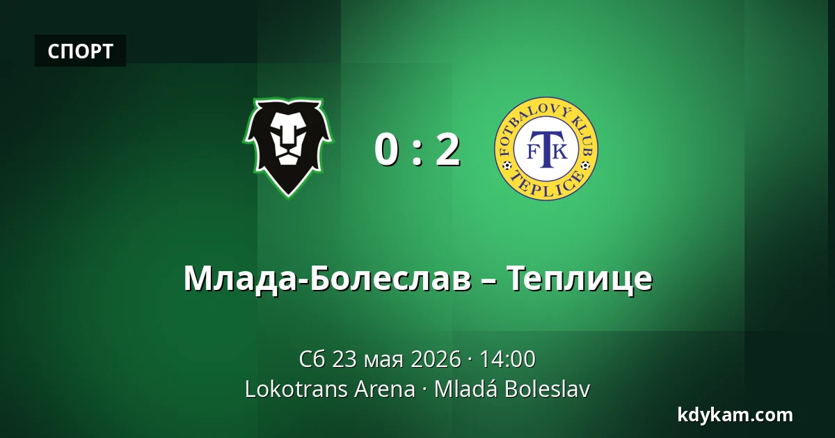 Млада-Болеслав – Теплице — Lokotrans Arena, Млада-Болеслав