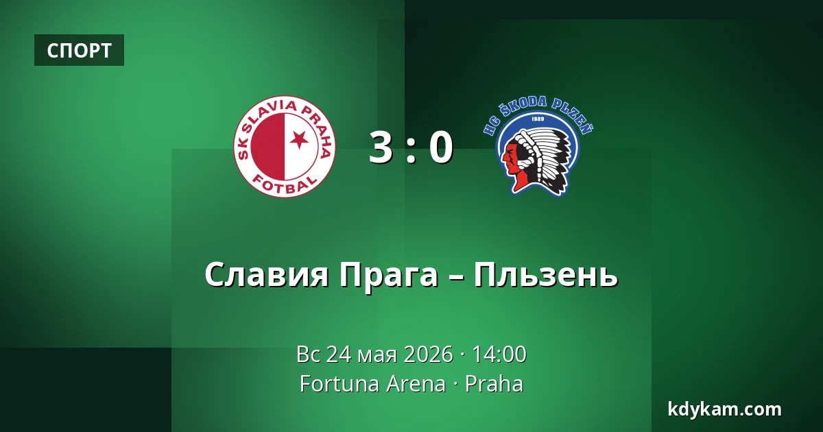 Славия Прага – Пльзень — Fortuna Arena, Прага