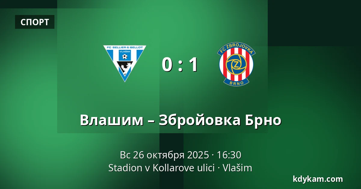 Влашим – Збройовка Брно — Stadion v Kollarove ulici, Влашим