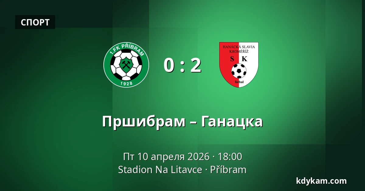 Пршибрам – Ганацка — Stadion Na Litavce, Пршибрам