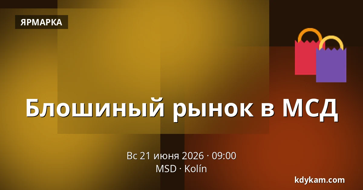 Блошиный рынок в МСД — MSD, Колин