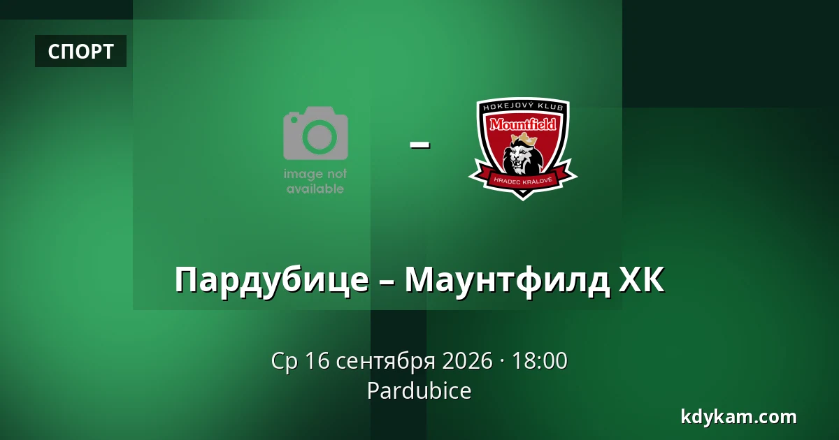 Пардубице – Маунтфилд ХК — Pardubice