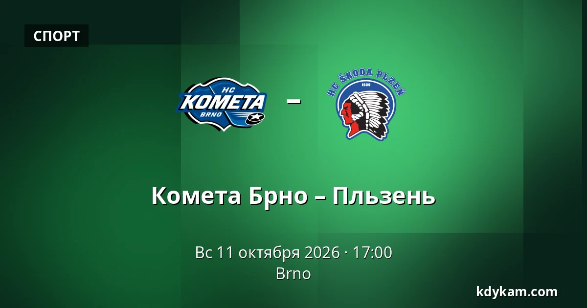 Комета Брно – Пльзень — Брно