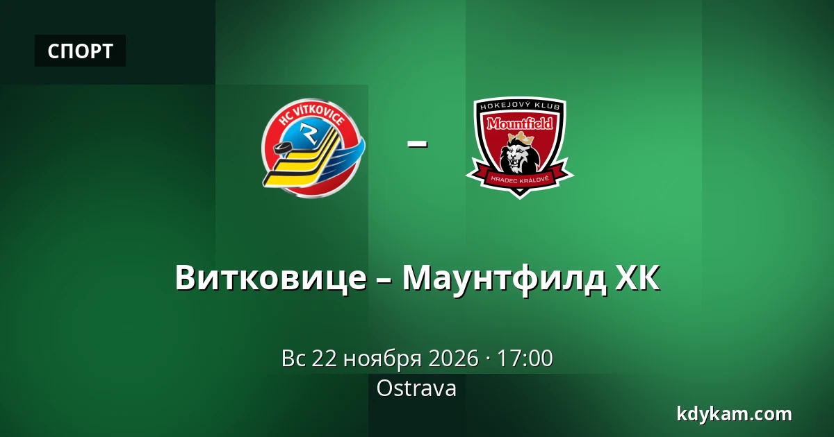 Витковице – Маунтфилд ХК — Острава
