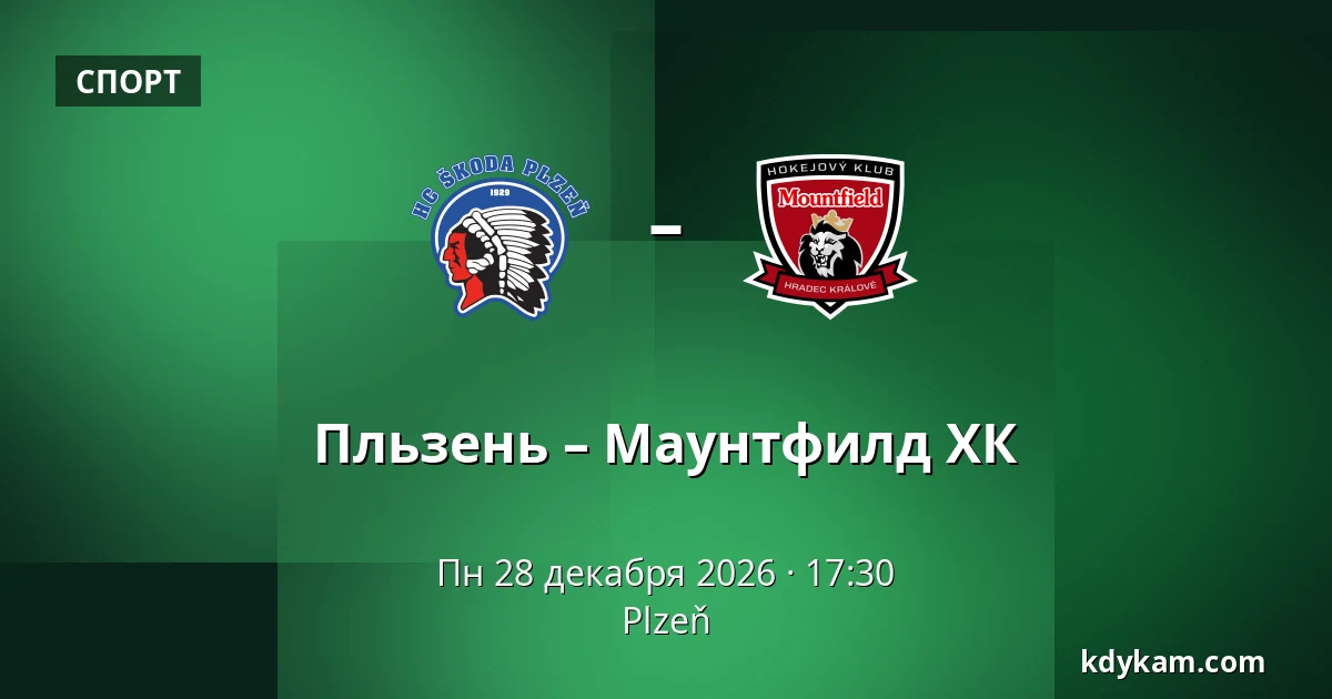 Пльзень – Маунтфилд ХК — Plzeň