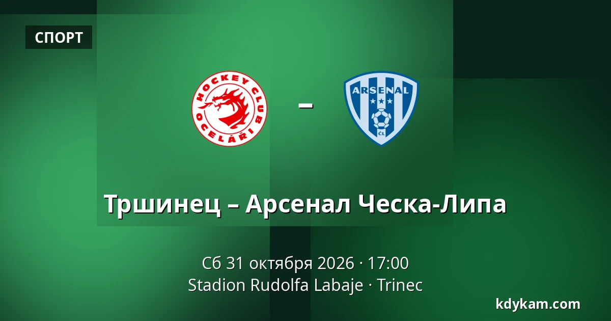 Тршинец – Арсенал Ческа-Липа — Stadion Rudolfa Labaje, Trinec