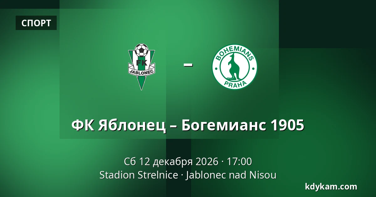 ФК Яблонец – Богемианс 1905 — Stadion Strelnice, Яблонец-над-Нисоу