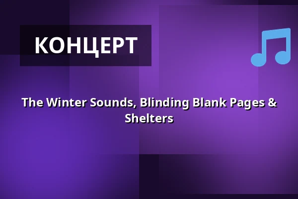 The Winter Sounds, Blinding Blank Pages & Shelters — Burza #4, Прага