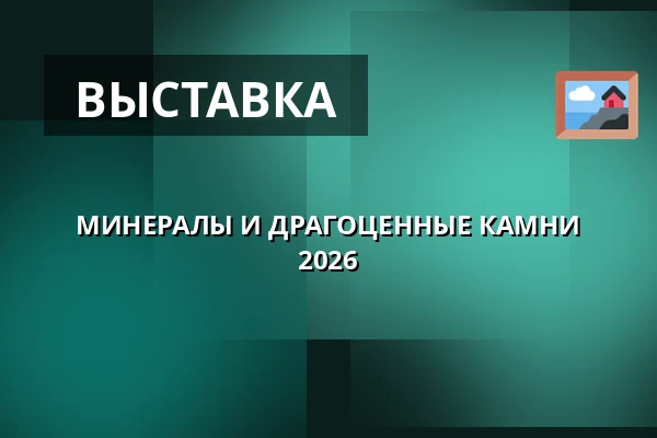 МИНЕРАЛЫ И ДРАГОЦЕННЫЕ КАМНИ 2026 — PVA Expo Praha Letňany, Прага